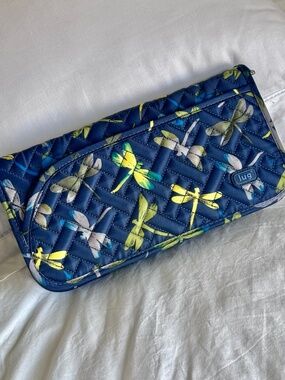 Lug Tango Quilted Travel Wallet Dragonfly Pattern